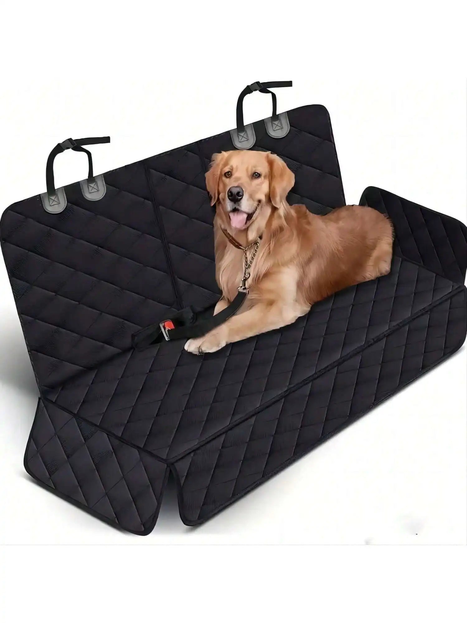 Dog Car Seat Cover - Waterproof Backseat Protector for Pets