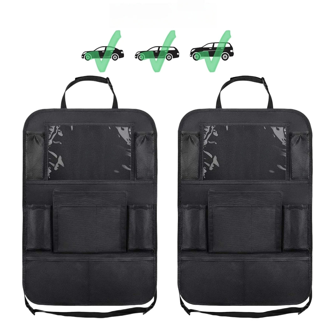 Car Seat Back Organizer - Tablet Holder & Storage for Backseat
