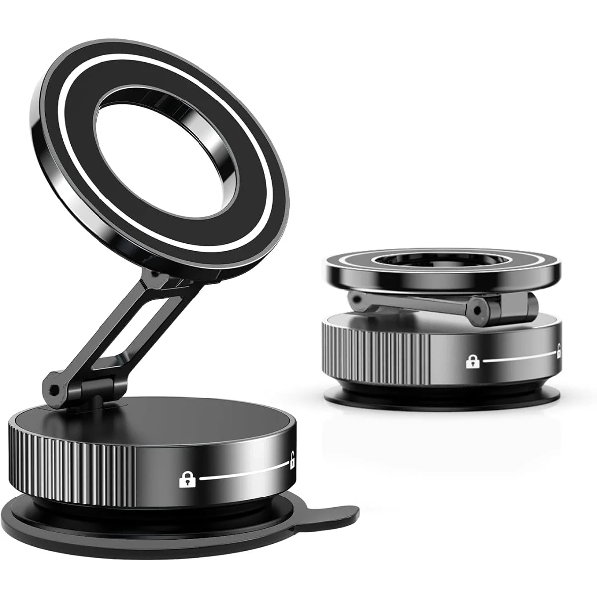 Car Phone Holder - 360° Magnetic Suction Mount for Dashboard & Windshield